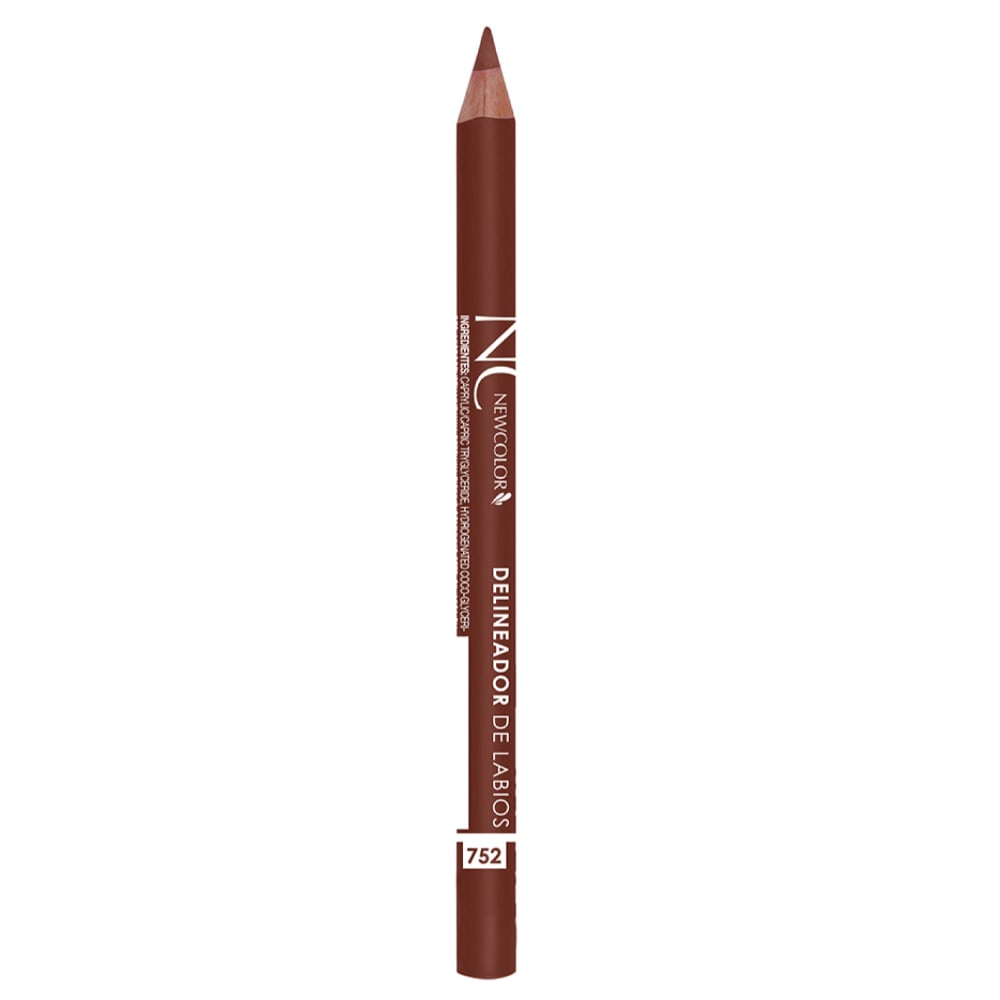 Delineador De Labios Newcolor N°752 Marrón