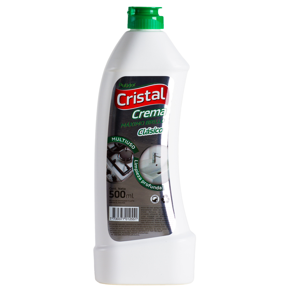 Pulidor Cristal En Crema Clásico 500 Ml