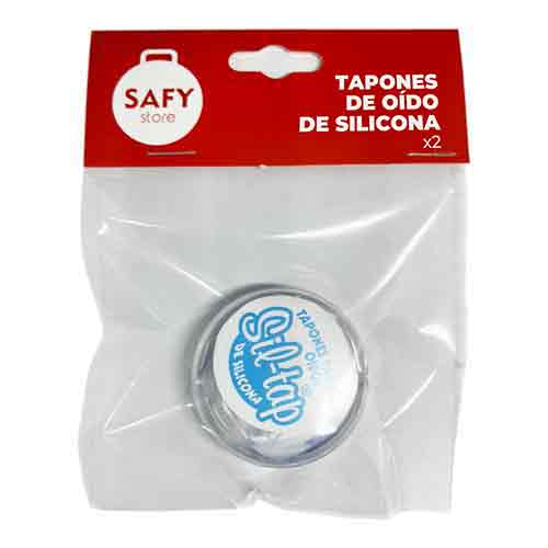 Tapones De Oído Safy Silicona 2 Unidades