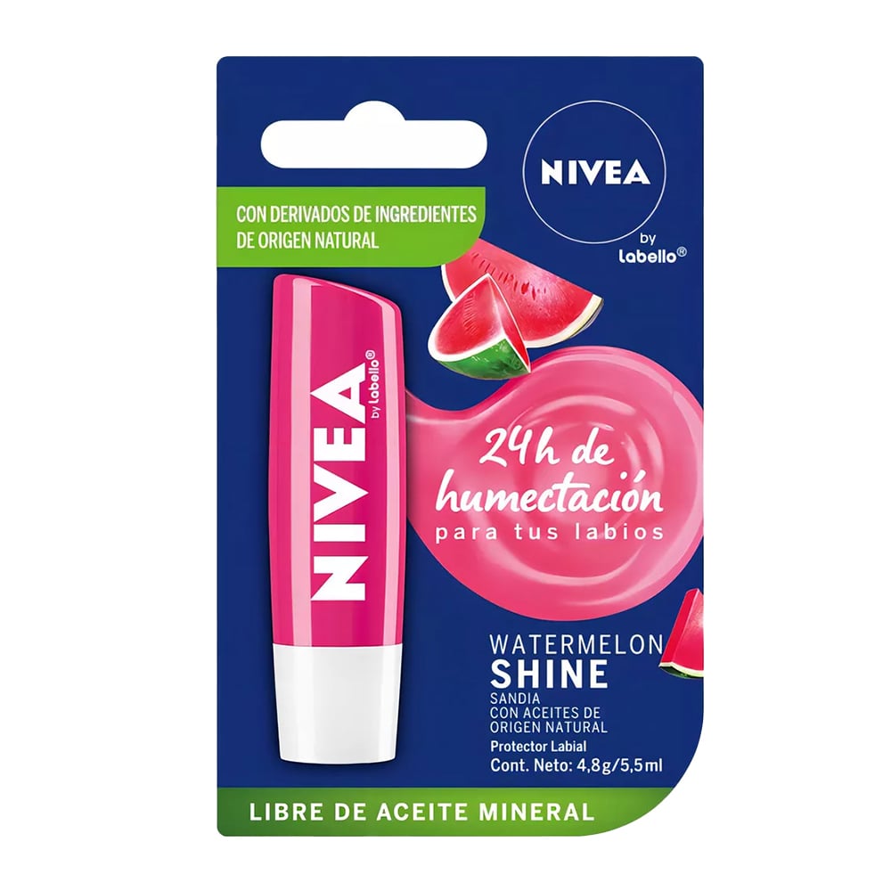 Bálsamo Nivea Lip Watermelon 4.8 G