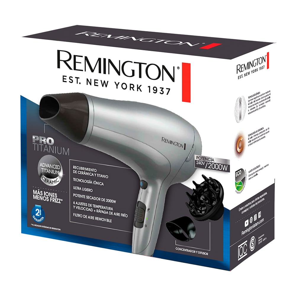 Secador De Pelo Remington Pro