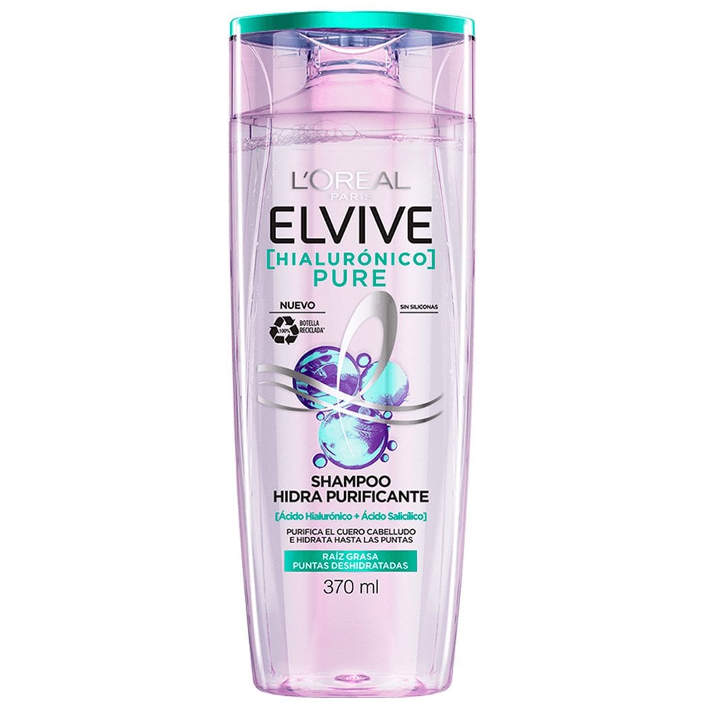 Shampoo Elvive Hidra Hialurónico Pure 370 Ml