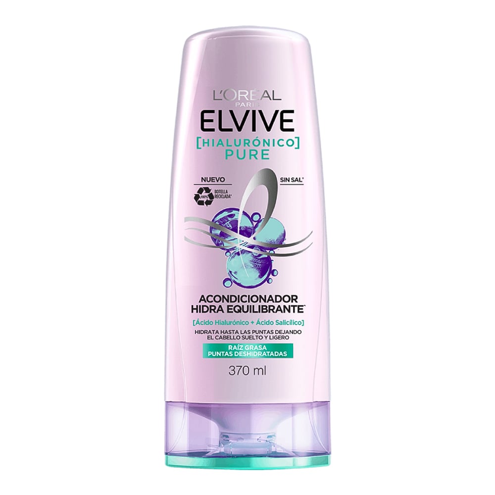 Acondicionador Elvive Hidra Hialurónico Pure 370 Ml