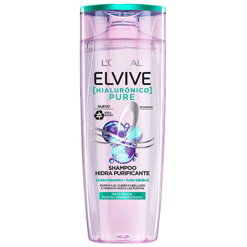 Shampoo Elvive Hidra Hialurónico Pure 680 Ml