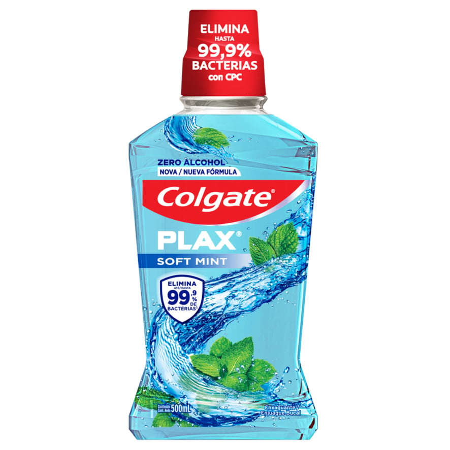 PASTA DE DIENTES COLGATE PLAX SOFT MINT 500ML