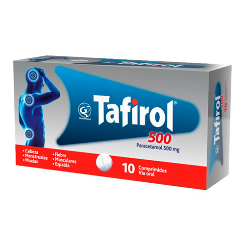 Tafirol 500 Mg 10 Comprimidos