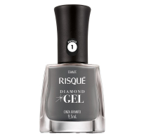 Esmalte Risqué Efecto Gel Cinza Granito 9.5 Ml
