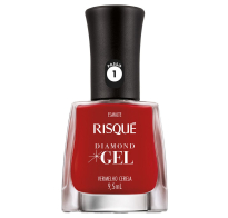 Esmalte Risqué Efecto Gel Vermelho Cereja 9.5 Ml