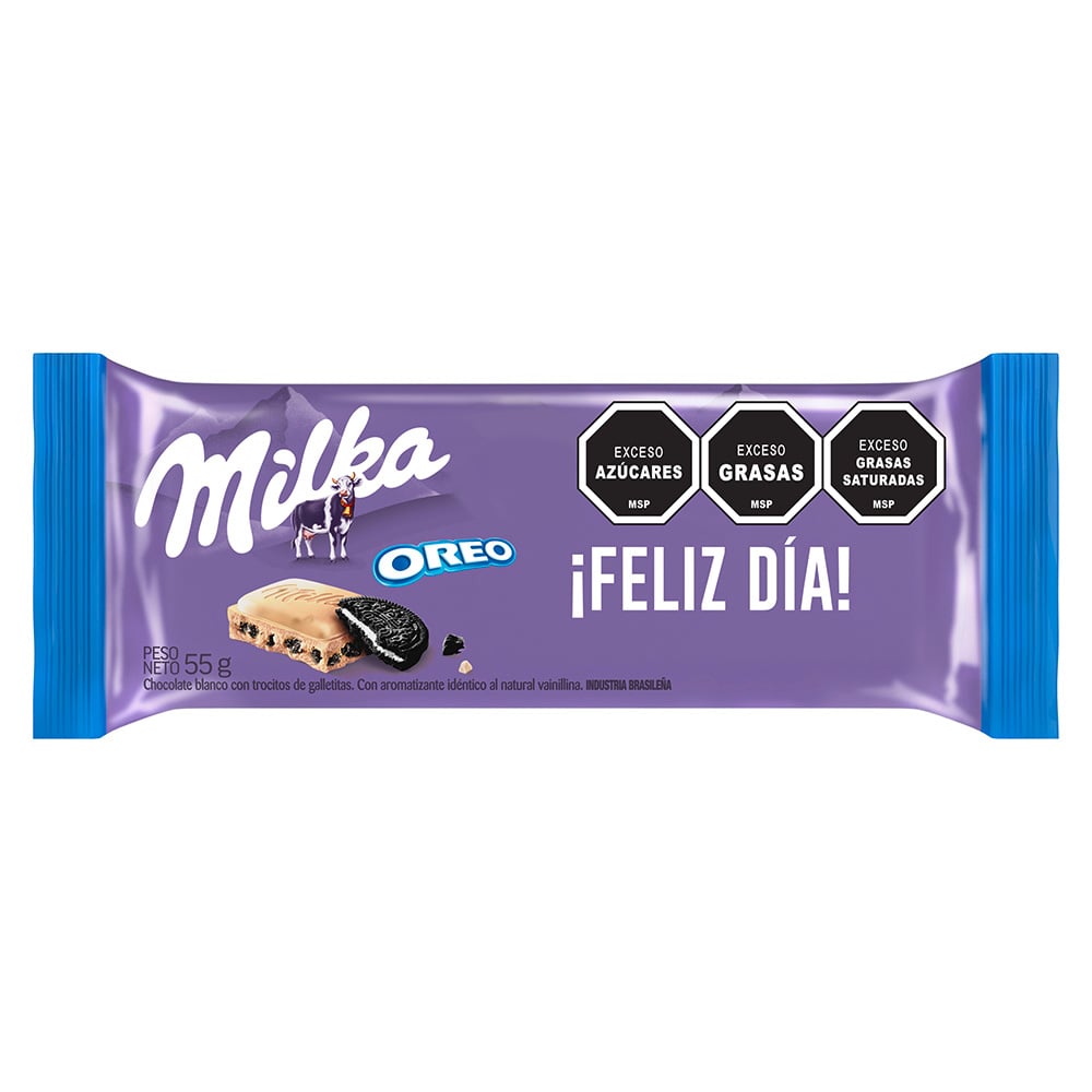 CHOCOLATE MILKA OREO BLANCO 55GR