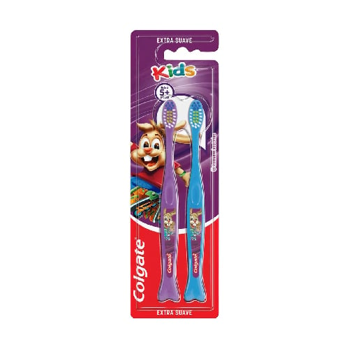 CEPILLO DE DIENTES COLGATE KIDS 5+ X2