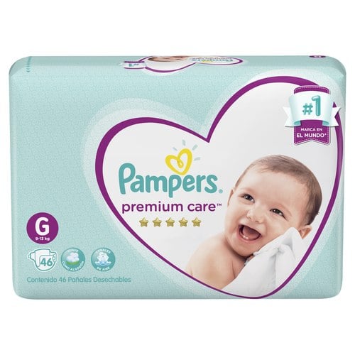 Pañales Pampers Premium Care G 46 Unidades