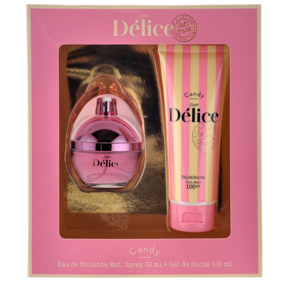 Perfume Delice Candy Estuche Edt 50 Ml + Gel De Ducha 100 Ml