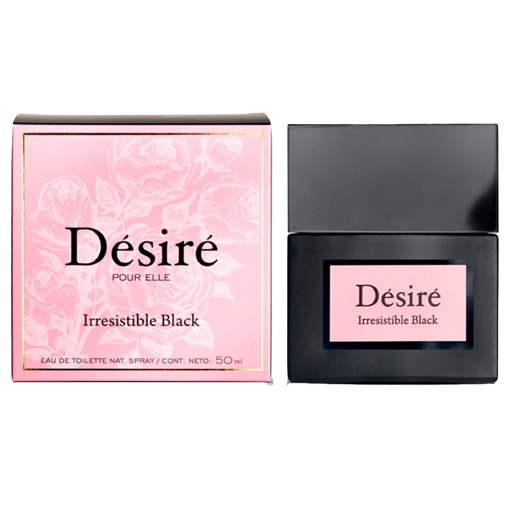 PERFUME DESIRE IRRESISTIBLE BLACK EDT 50ML