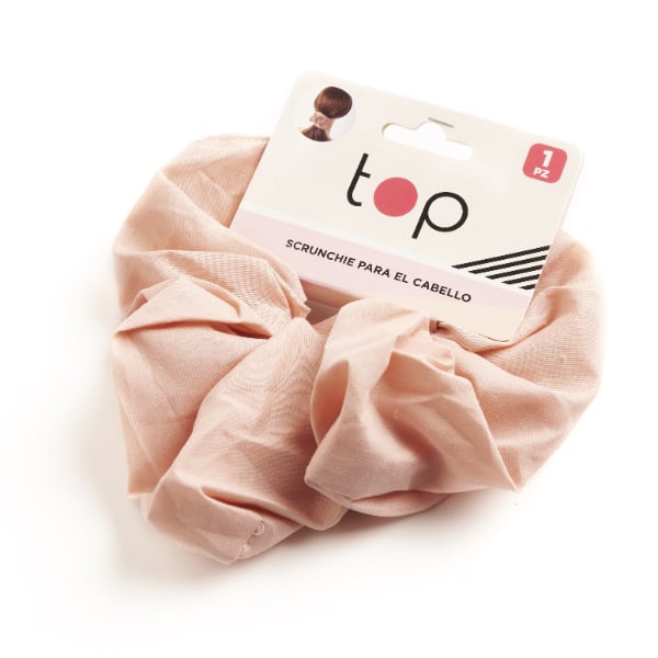 Gomita Scrunchie Para El Pelo Top Rosa 1 Unidad