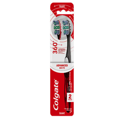 Cepillo De Dientes Colgate Total 12 360° 2 Unidades