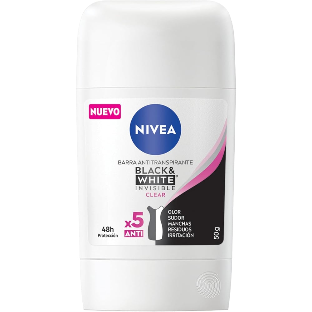 Antitranspirante En Barra Nivea Woman Black & White Clear 50 Ml