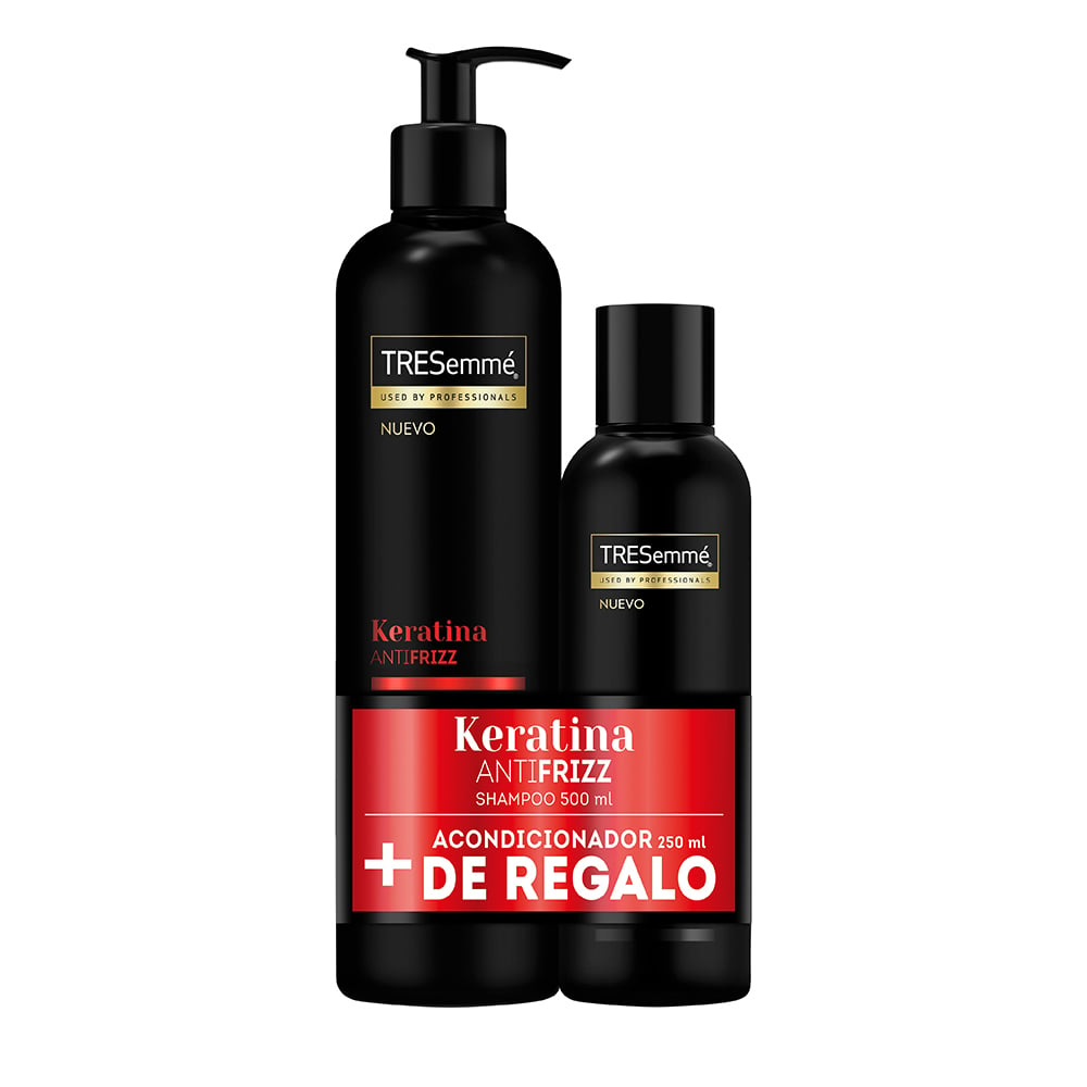 Pack Shampoo Tresemmé Keratina Antifrizz 500 Ml + Acondicionador 250 Ml