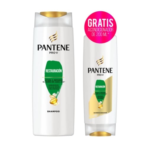 PACK SHAMPOO PANTENE PRO V RESTAURACION 400 ML+ACONDICIONADOR 200 ML