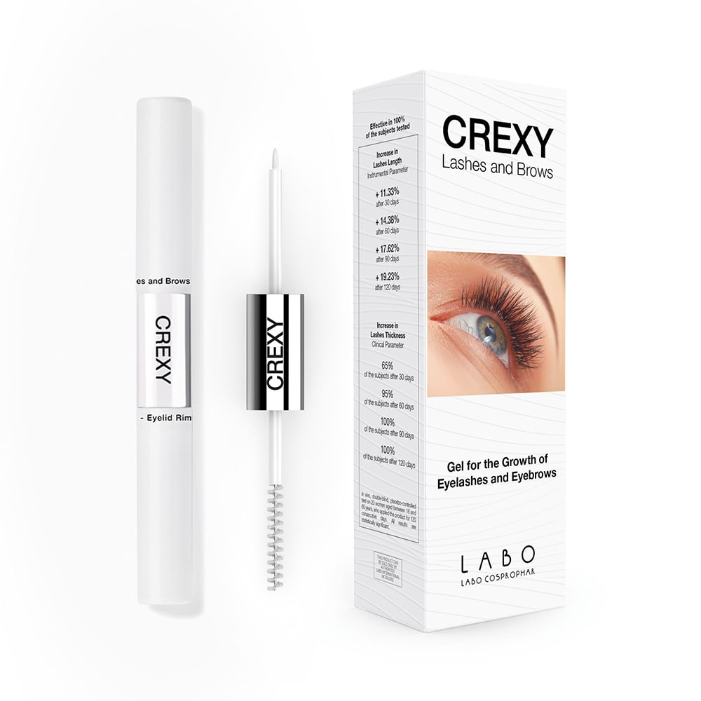 Gel Crexy Lashes And Brows Para El Crecimiento De Pestañas Y Cejas