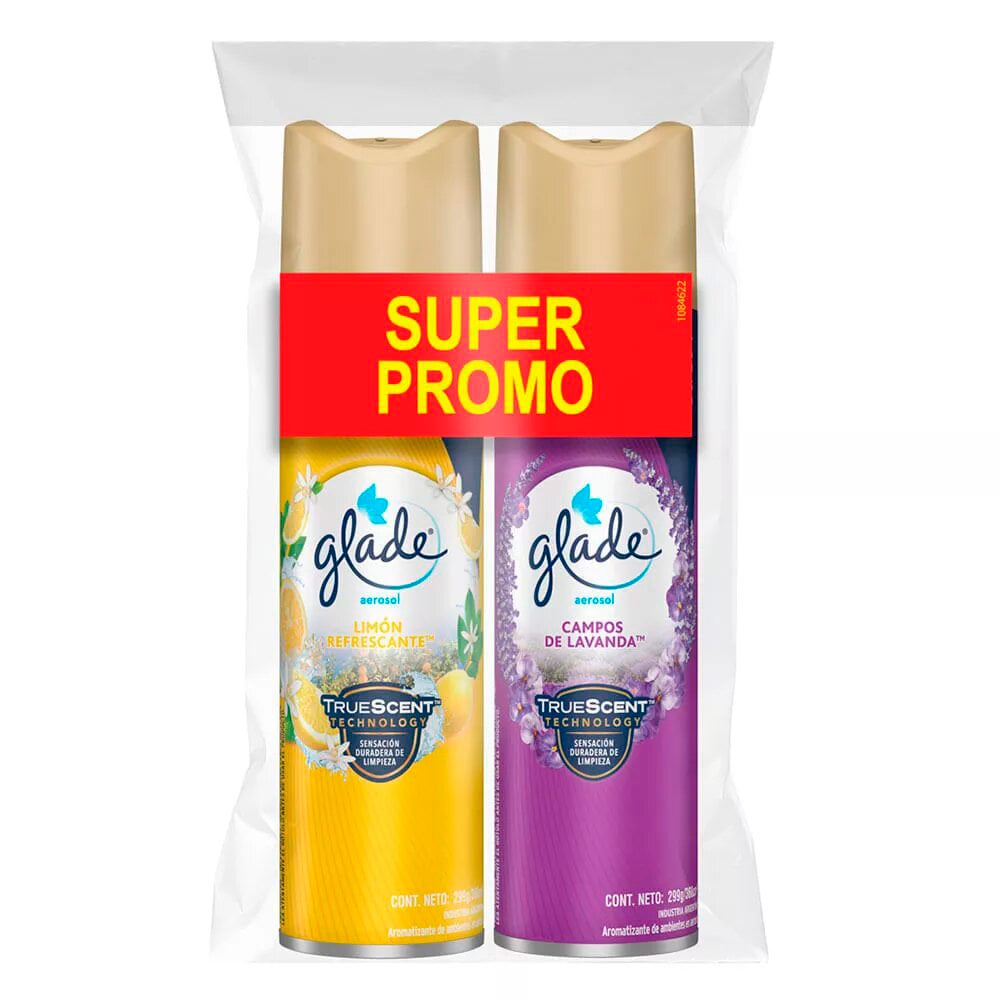 PERFUMADOR GLADE AEROSOL 360ML 2X20%