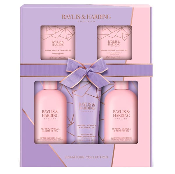 Set Baylis & Harding Jojoba Vanilla & Almond Oil 5 Unidades