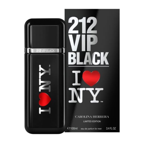 Perfume Carolina Herrera 212 Vip Black I Love Nyc 100 Ml