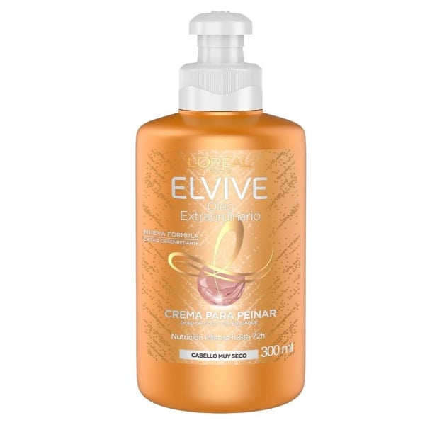 Crema Para Peinar Elvive óleo Coco 300 Ml