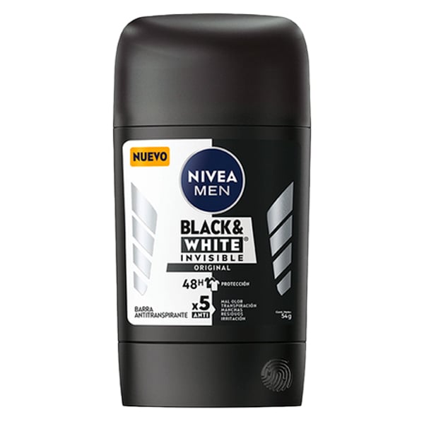 Antitranspirante En Barra Nivea Men Black & White 50 Ml