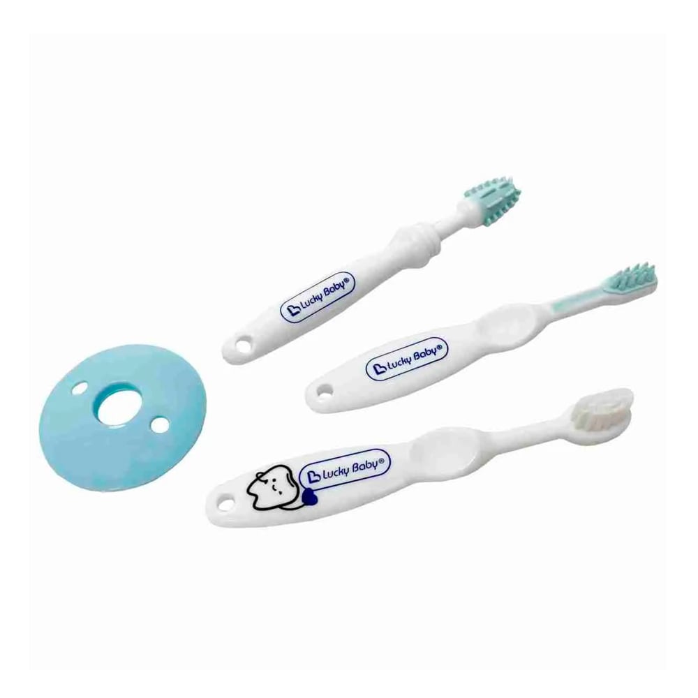 Set De Higiene Bucal Lucky Baby 3 Unidades