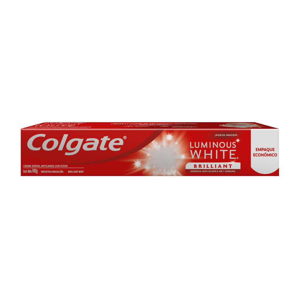 PASTA DE DIENTES COLGATE LUMINOUS WHITE 140 GR