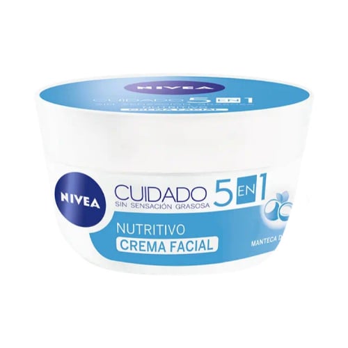 Crema Facial Nivea Face Cuidado Nutritivo 100 Ml