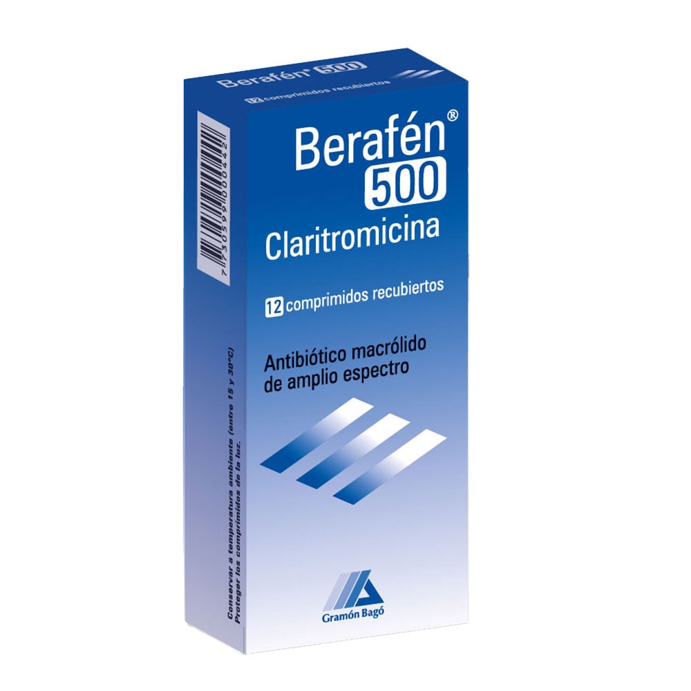 Berafen 500 Mg 12 Comprimidos