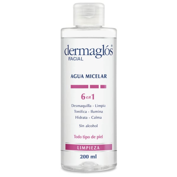 Agua Micelar Dermaglós 6 En 1 200 Ml