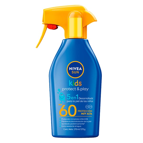 Protector Solar Nivea Sun Kids Trigger Spray 5en1 Fps60