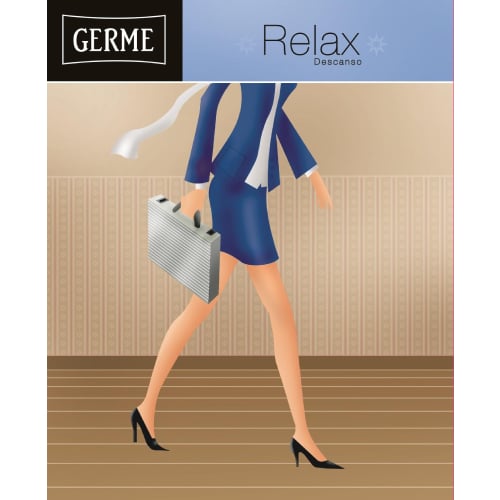 Medias Can Can Germe Collant Relax Pianola Talle Especial