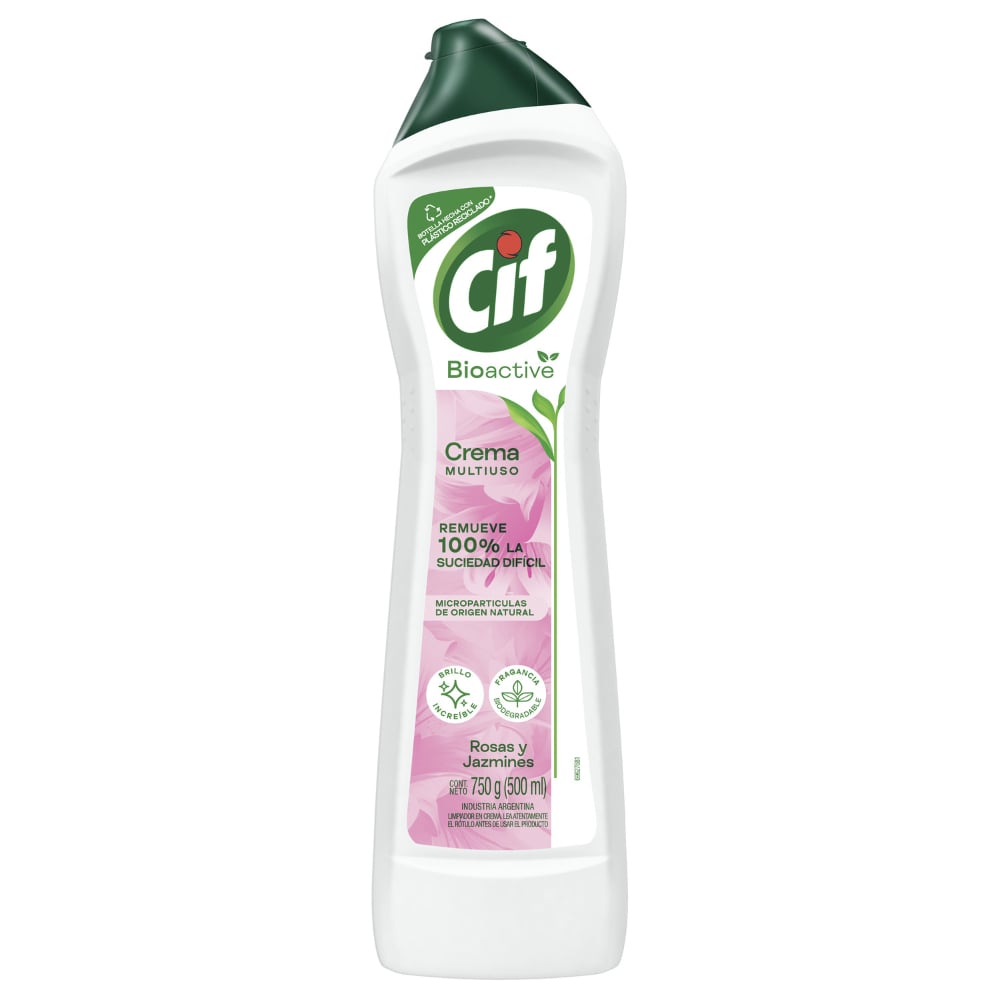 Limpiador En Crema Cif Rosas 750 G