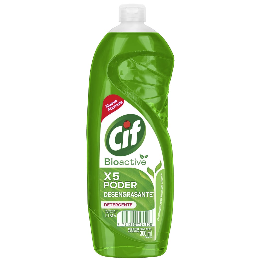 Detergente Cif Bioactive Lima 300 Ml