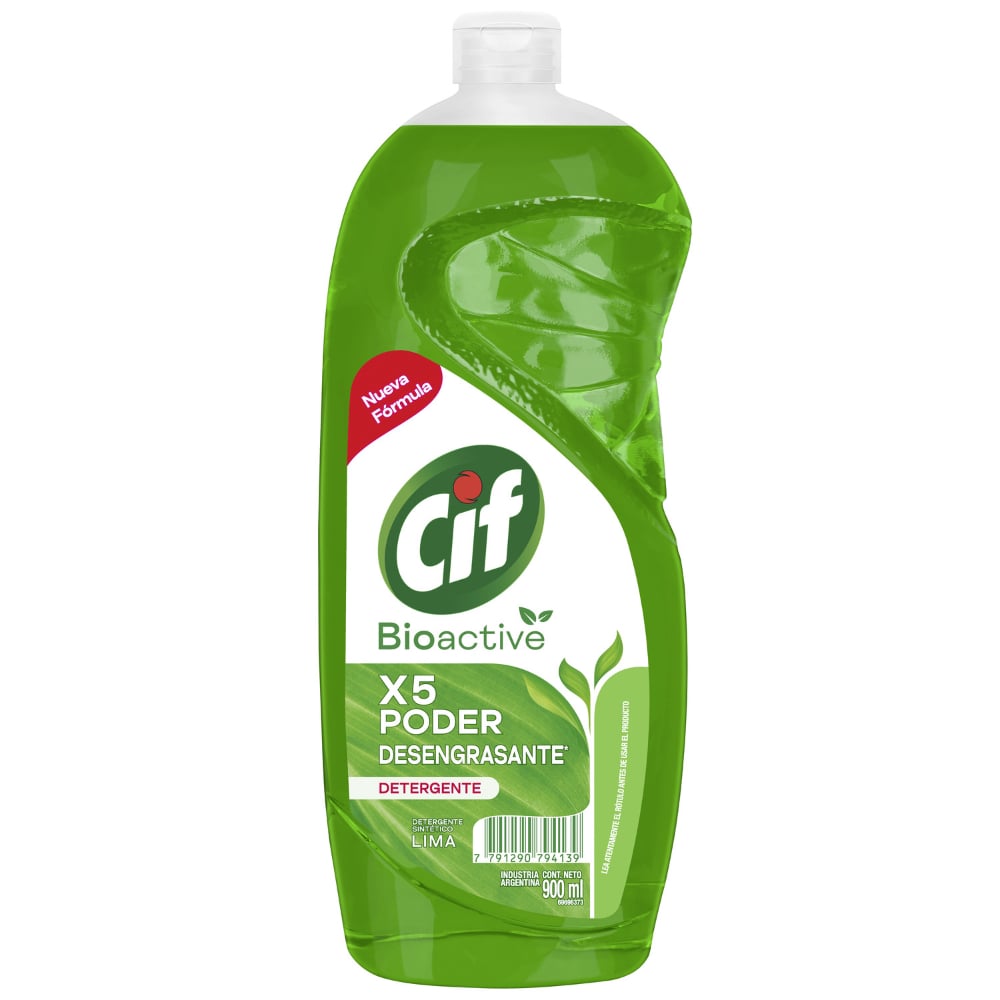 Detergente Cif Bioactive Lima 900 Ml