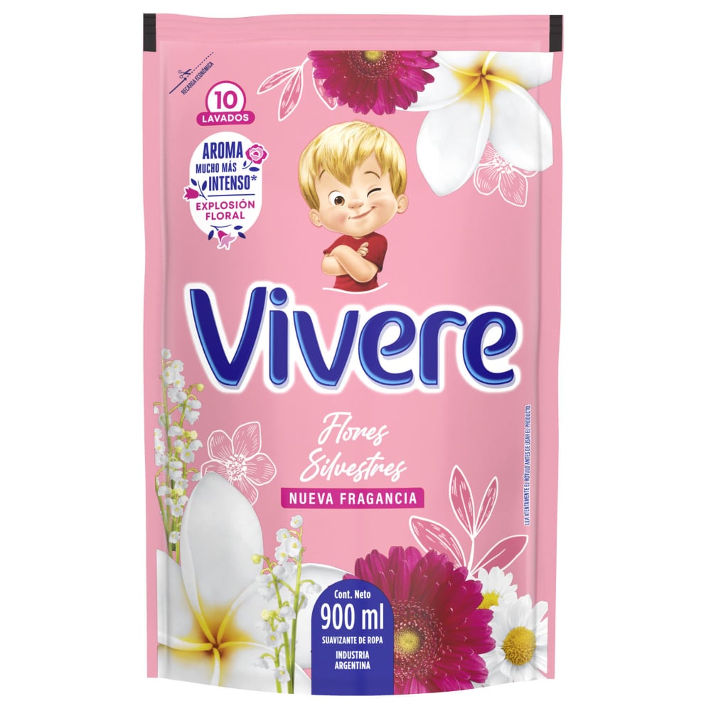 Suavizante Vivere Clásico Flor 900 Ml