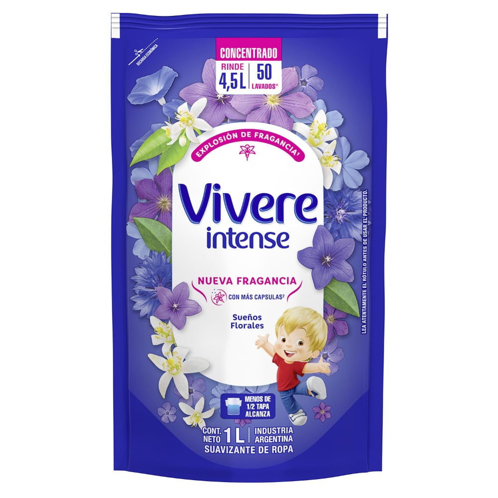 Suavizante Concentrado Vivere 1l