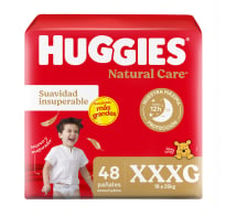 Pañales Huggies Natural Care Xxxg 48 Unidades