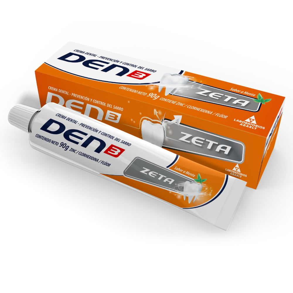 Pasta De Dientes Den3 Zeta 90 G