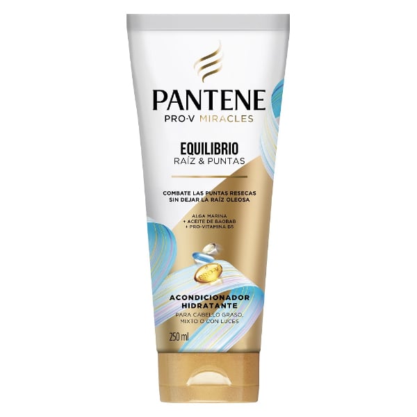 Acondicionador Pantene Equilibrio Raíz Y Puntas 250 Ml