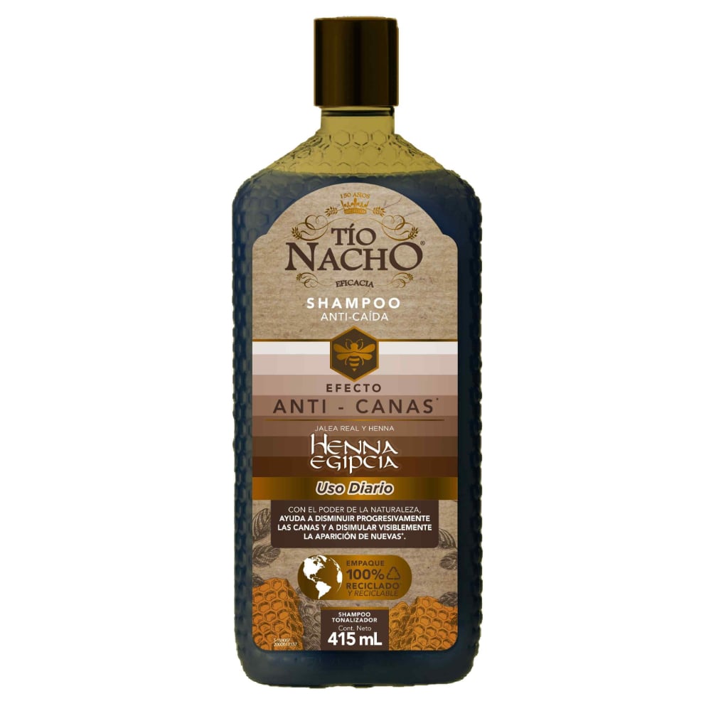 Shampoo Tio Nacho Anticanas Henna 415 Ml