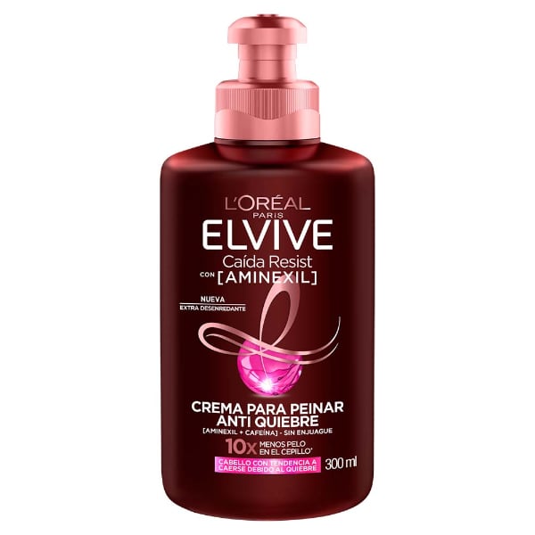 Crema Para Peinar Elvive Anti Fall Caída Resist Con Aminexil 300 Ml