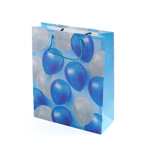 Bolsa De Regalo Happy Paper Globos Colores Surtidos  1 Unidad