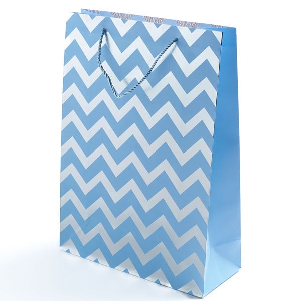 Bolsa De Regalo Happy Paper Zigzag Colores Surtidos 1 Unidad