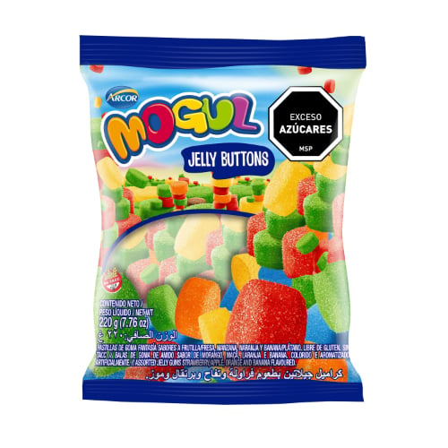 Gomitas Mogul Jelly Buttons 220 G