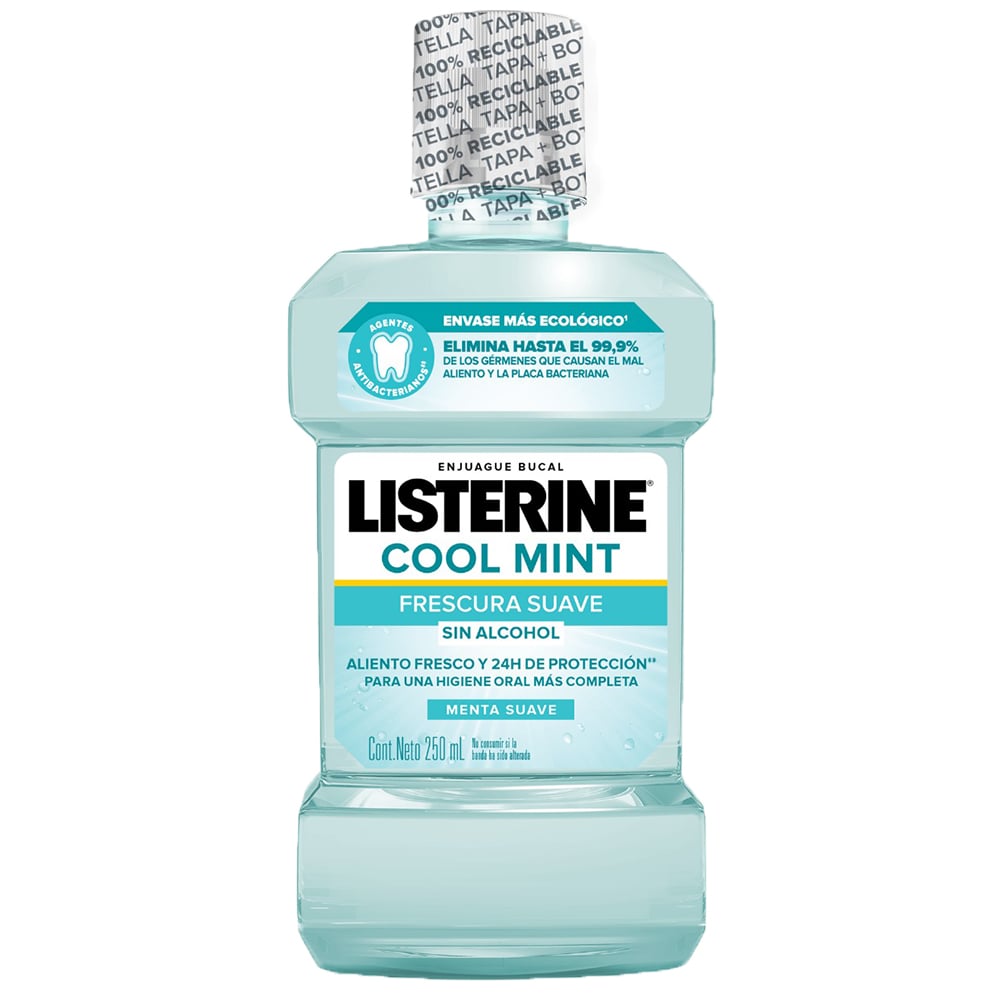 Enjuague Bucal Listerine Cool Mint Zero 250 Ml