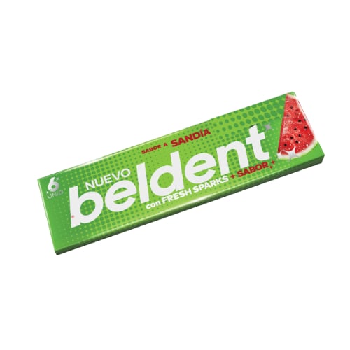 Beldent Chicle Sabor Sandía 10 G